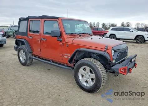 2014 Jeep Wrangler Unlimited Sport z USA, uszkodzony, nr VIN 1C4BJWDG4EL195929